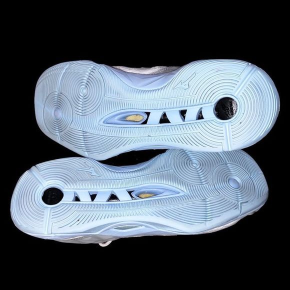 Mizuno Women's Wave Momentum Volleyball Shoe Size 9.5 Blue/Black/White - Picture 4 of 6